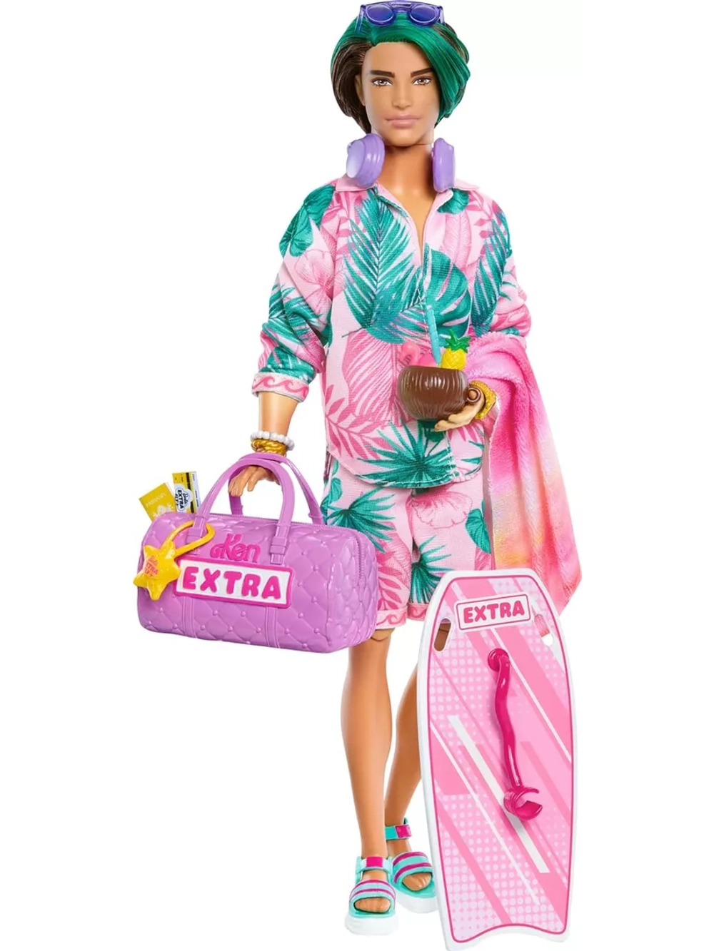 Кукла Барби Кен Extra Fly Пляжный / Barbie Ken