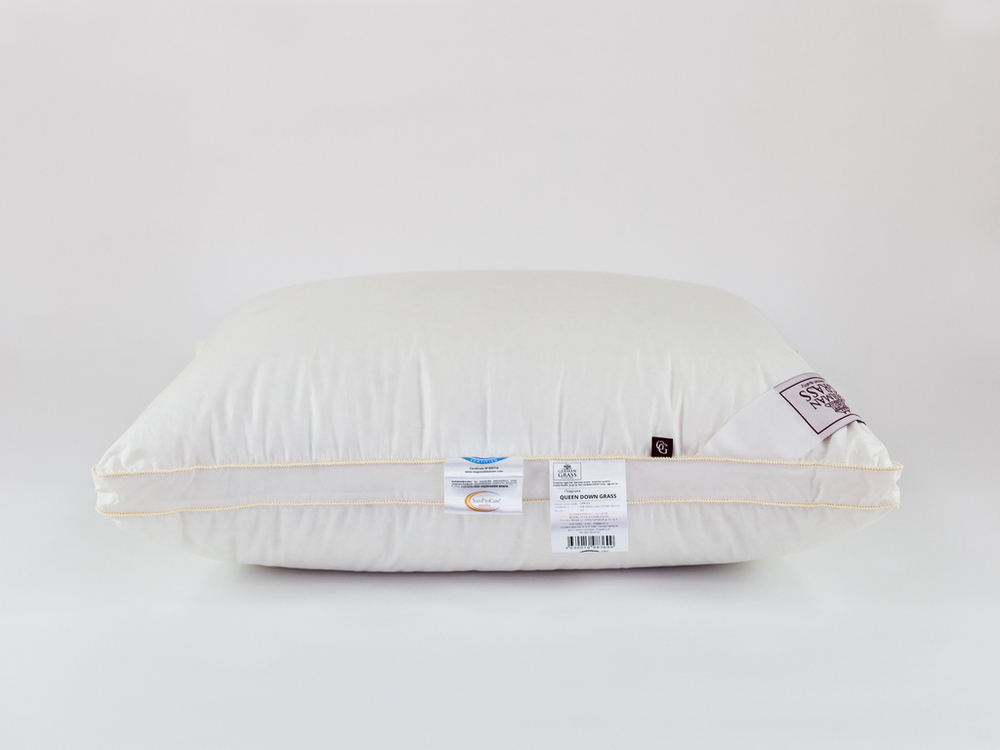 Подушка средняя c бортиком 60х80 German Grass Queen Down