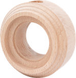 Рамка 1-местная для монтажа с декоративной трубой, бук, цвет натурэль (2 выхода для труб) BF1-610-10/T-2