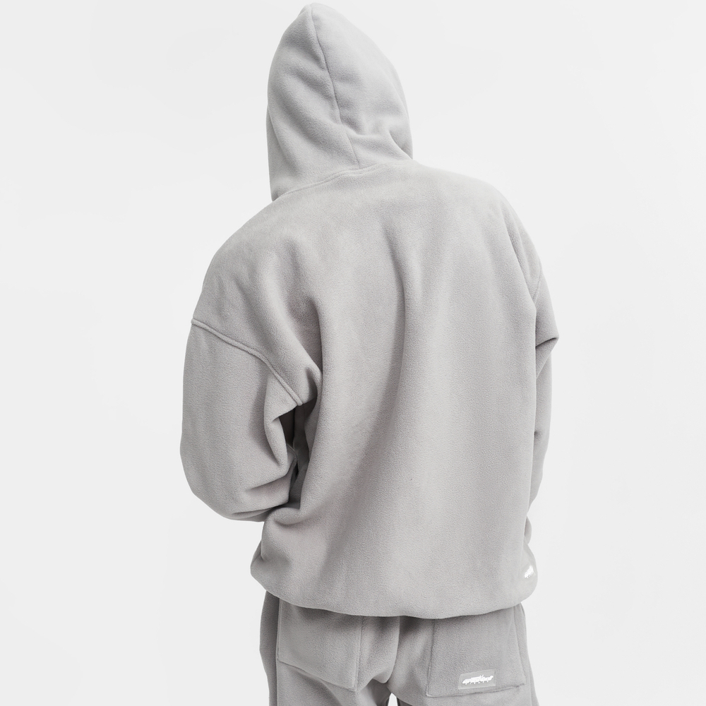 Худи "Fleece/Logo" Светло-серый