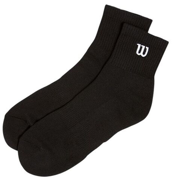 Теннисные носки Wilson Quarter-Length 1P - черный
