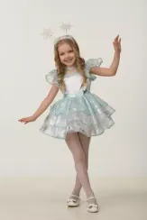 Карнавальный костюм Снежинка Снежана, размер 104-52, Батик (5238-104-52)