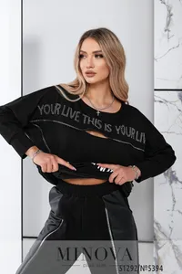 Костюм 5394-черный Minova