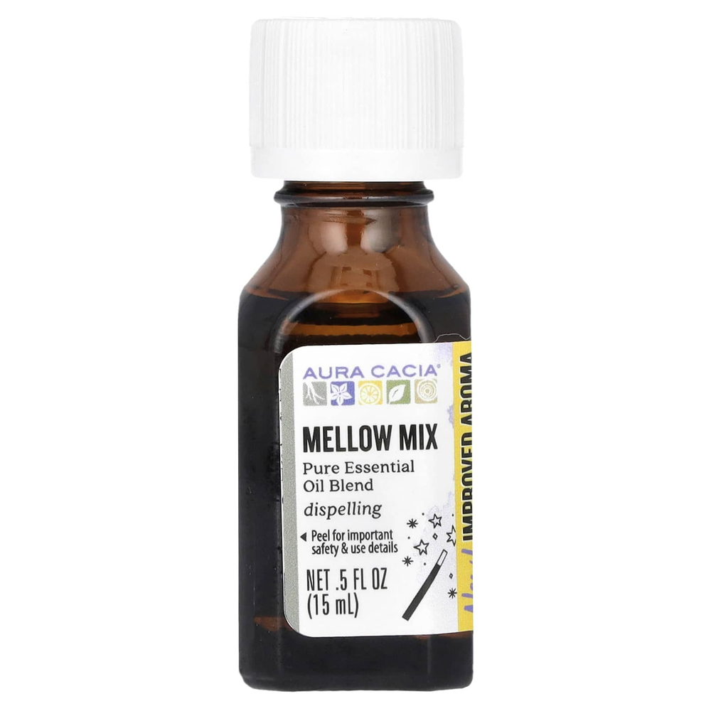 Aura Cacia, Смесь чистых эфирных масел, мягкая смесь, 15 мл (0,5 жидк. унц.)
