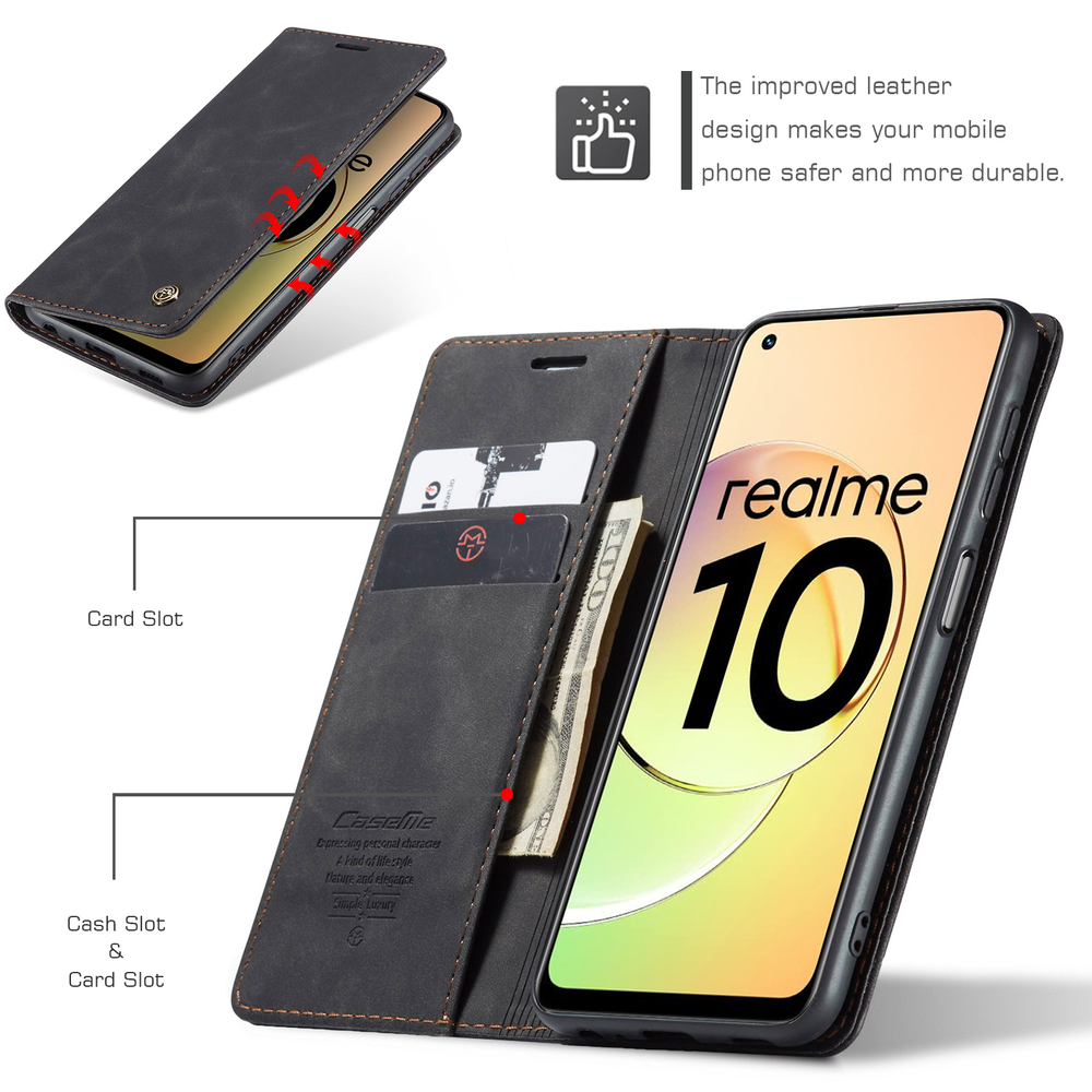 Чехол-книжка CaseMe Matte Realme 10