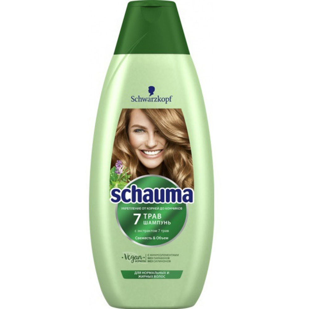 Шампунь ШАУМА 7 Трав 360 мл 1*10