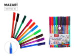 Набор шариковых ручек 1,0мм, 10цв. CLASSIC (Mazari)