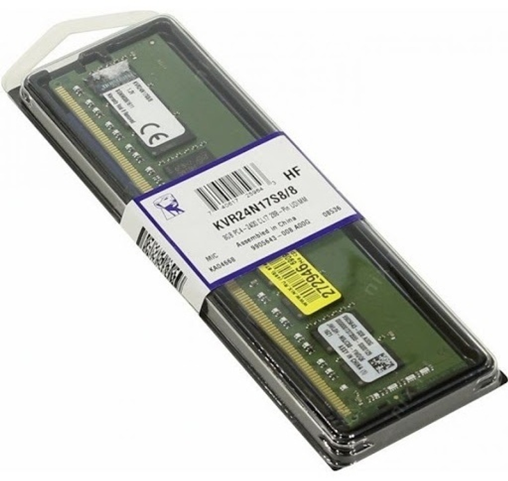 Оперативная память Kingston KVR24N17S8/8 8 Гб