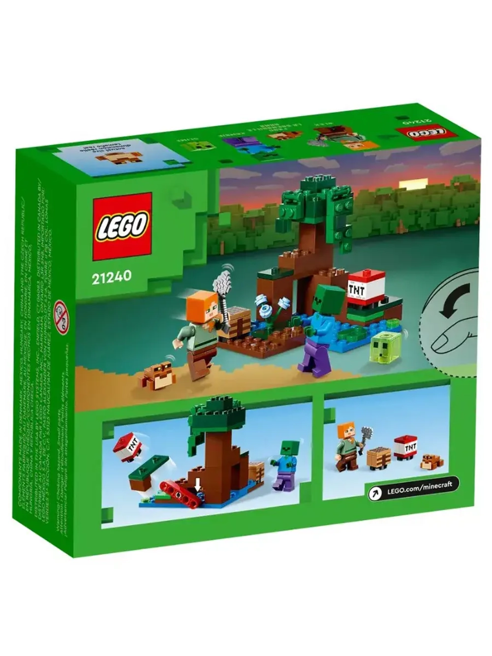 Лего 21240 Приключение на болоте Lego Minecraft
