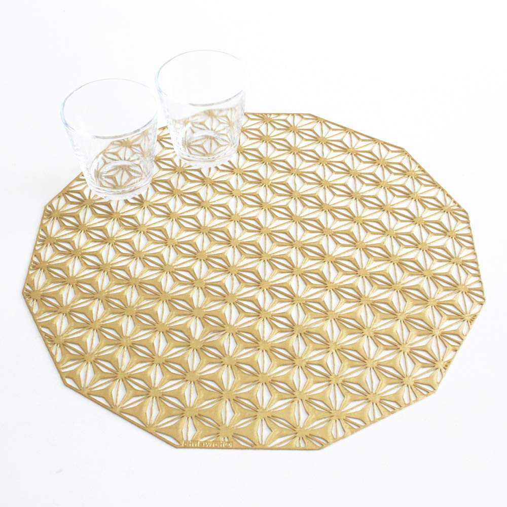 Салфетка подстановочная 36см Chilewiсh Kaleidoscope Brass 100488-004