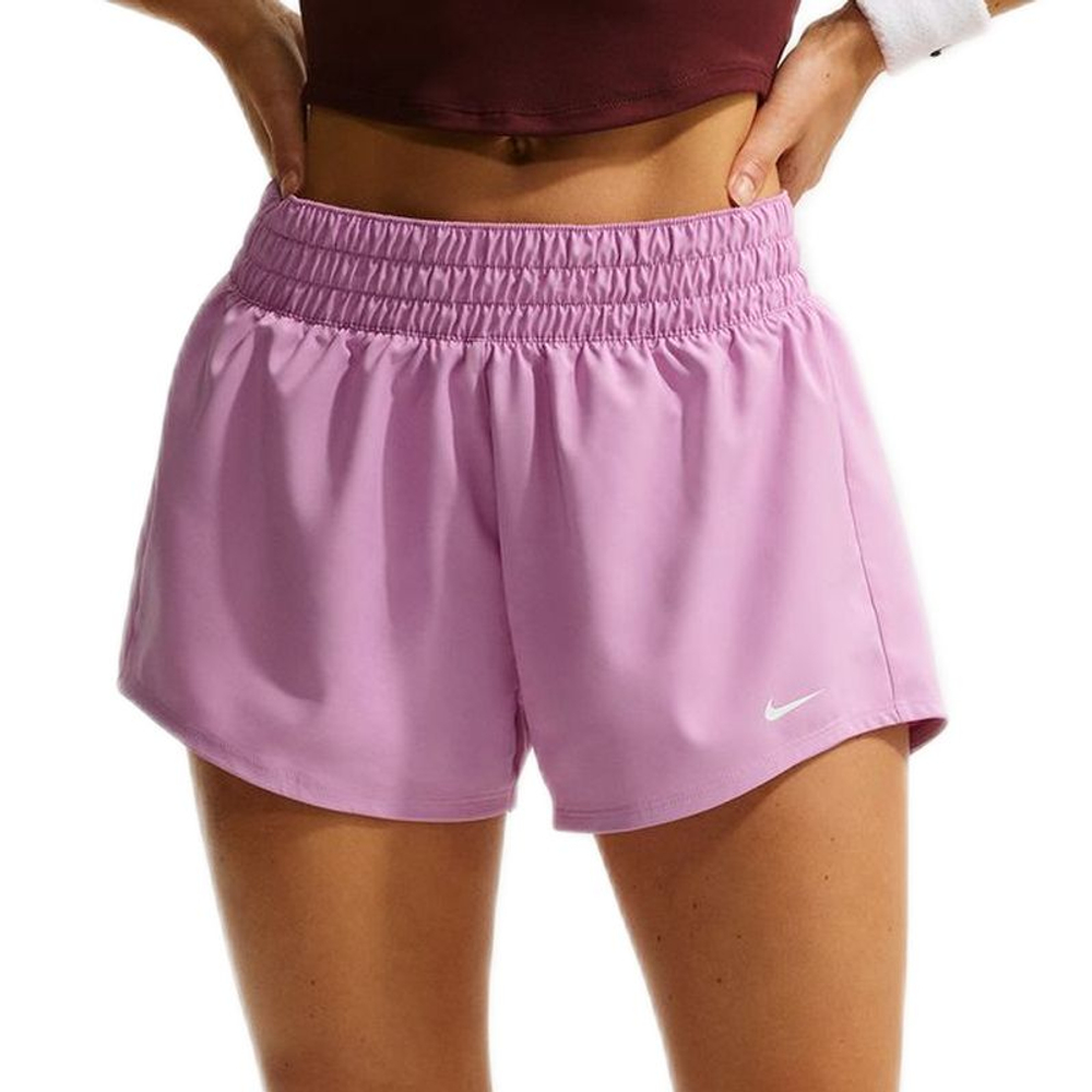 Женские Шорты теннисные Nike Dri-Fit One 3in - light magenta/white