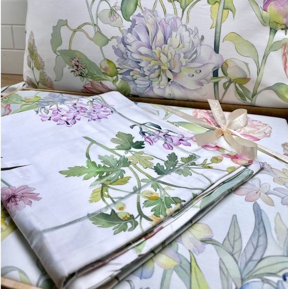 Постельное белье Египетский хлопок  Asabella 1380 Premium