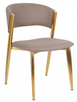 Стул обеденный Ist Casa Аманда, бежевый, золотой