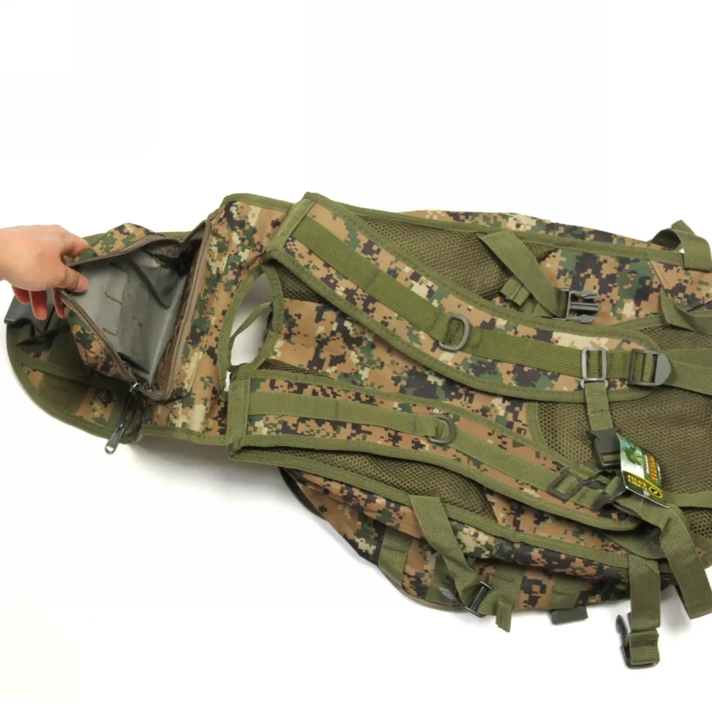 Рюкзак туристический 30л, цвет цифра зеленый,D5