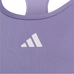Теннисный бюстгальтер dziewczecy Adidas Techfit Primelift React - magic lilac/white
