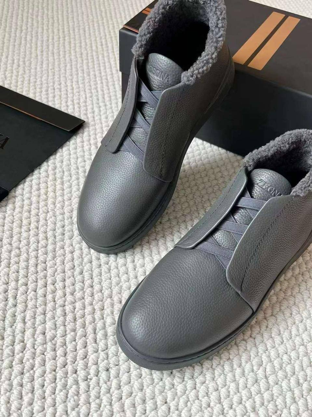 Высокие кеды Zegna