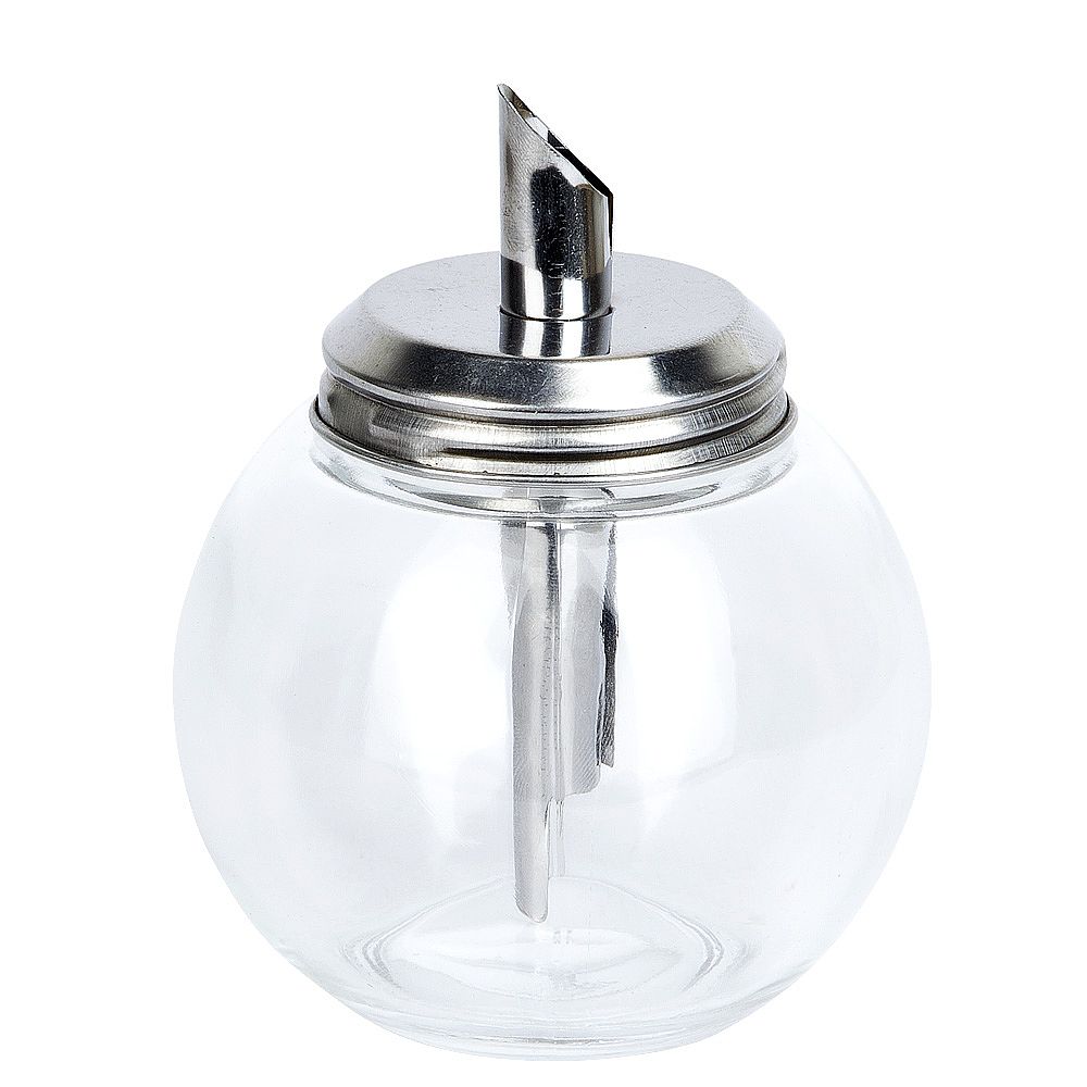 Сахарница с дозатором d=9см h=11см v=250мл (стекло/металл) (подарочная упаковка)