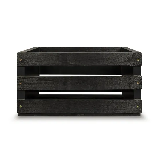 Crosley Record Storage Crate Black