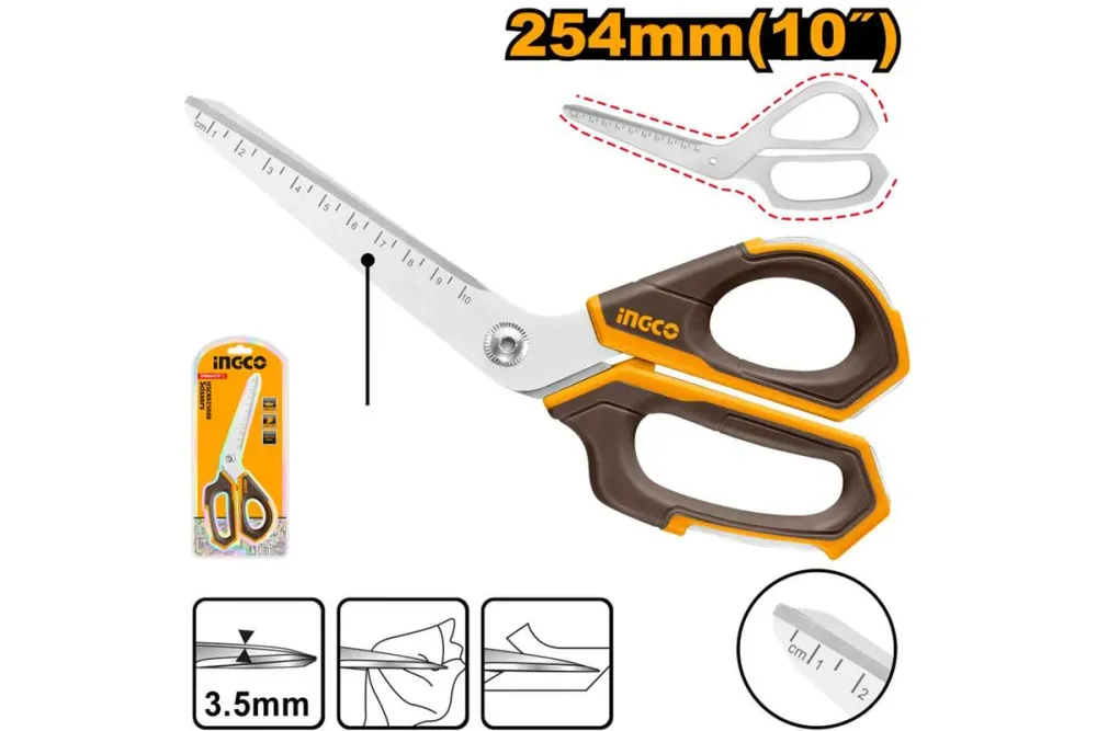 Ножницы универсальные INGCO HSCRS25088 INDUSTRIAL 254 мм