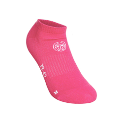 BIDI BADU No Party No Show Move Tennis Socks 3 Pack - Pink, White