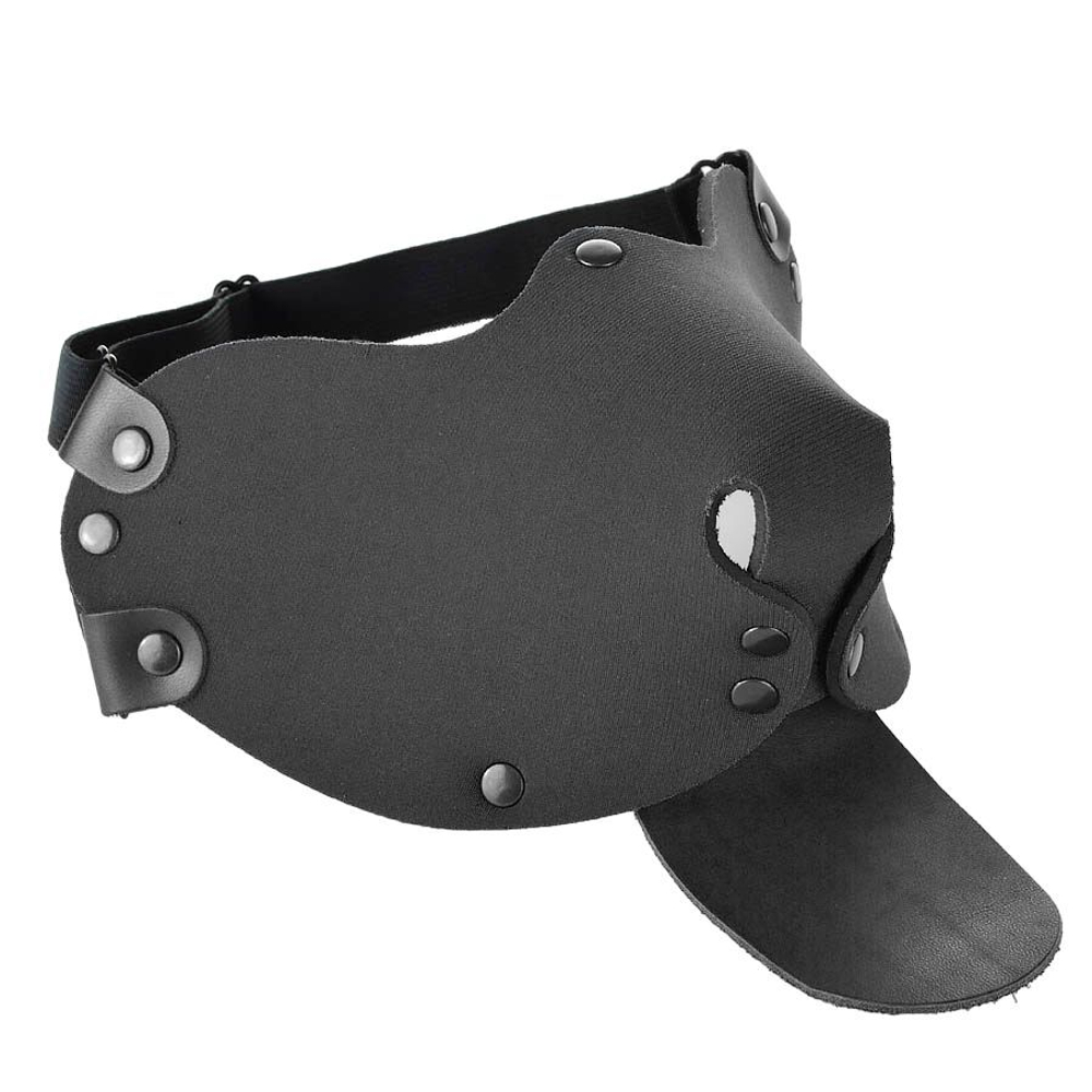 Черная неопреновая маска "Дог"