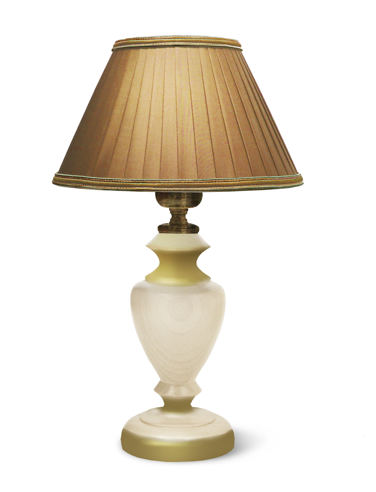 Лампа настольная Ренессанс Голд (Авт. № 3,плафоны зеленые,фурнитура золото) фото №2