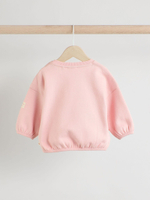 Свитшот и легинсы в комплекте для малышей Next AA6-493, Розовый, Песочный