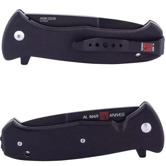 Складной нож Al Mar Mini S.E.R.E. AL/AMK2205 c клинком из стали D2, рукоять G10