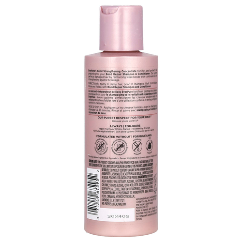 L'Oréal, Ever Pure, готовое средство для мытья головы, концентрат для укрепления связей, 150 мл (5,1 жидк. унции)
