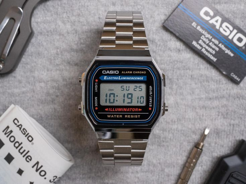 Японские наручные часы Casio Vintage A-168WA-1
