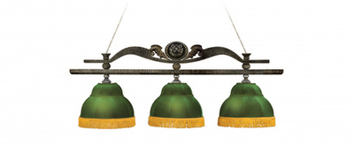 Лампа "Лео II" 3 плафона - клен