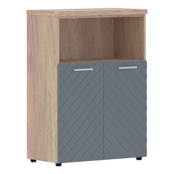 Шкаф с глухими малыми дверьми и топом TLMC 85.3  856х450х1203 TORR LUX