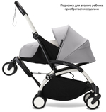 Коляска для новорожденных Stokke YOYO3 Newborn Pack 0+ рама белая White Stone