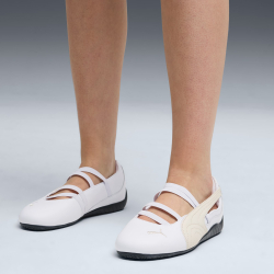 PUMA Женские кроссовки-балетки Speedcat Ballet, белый/бежевый