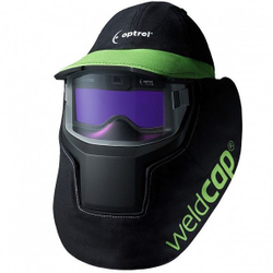 Маска сварочная -кепка weldcap - black/green, variable shade 3/9-12