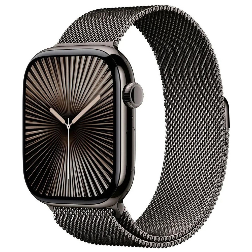 Часы Apple Watch Series 10 42mm Slate Titanium Case, Milano Loop (Slate)