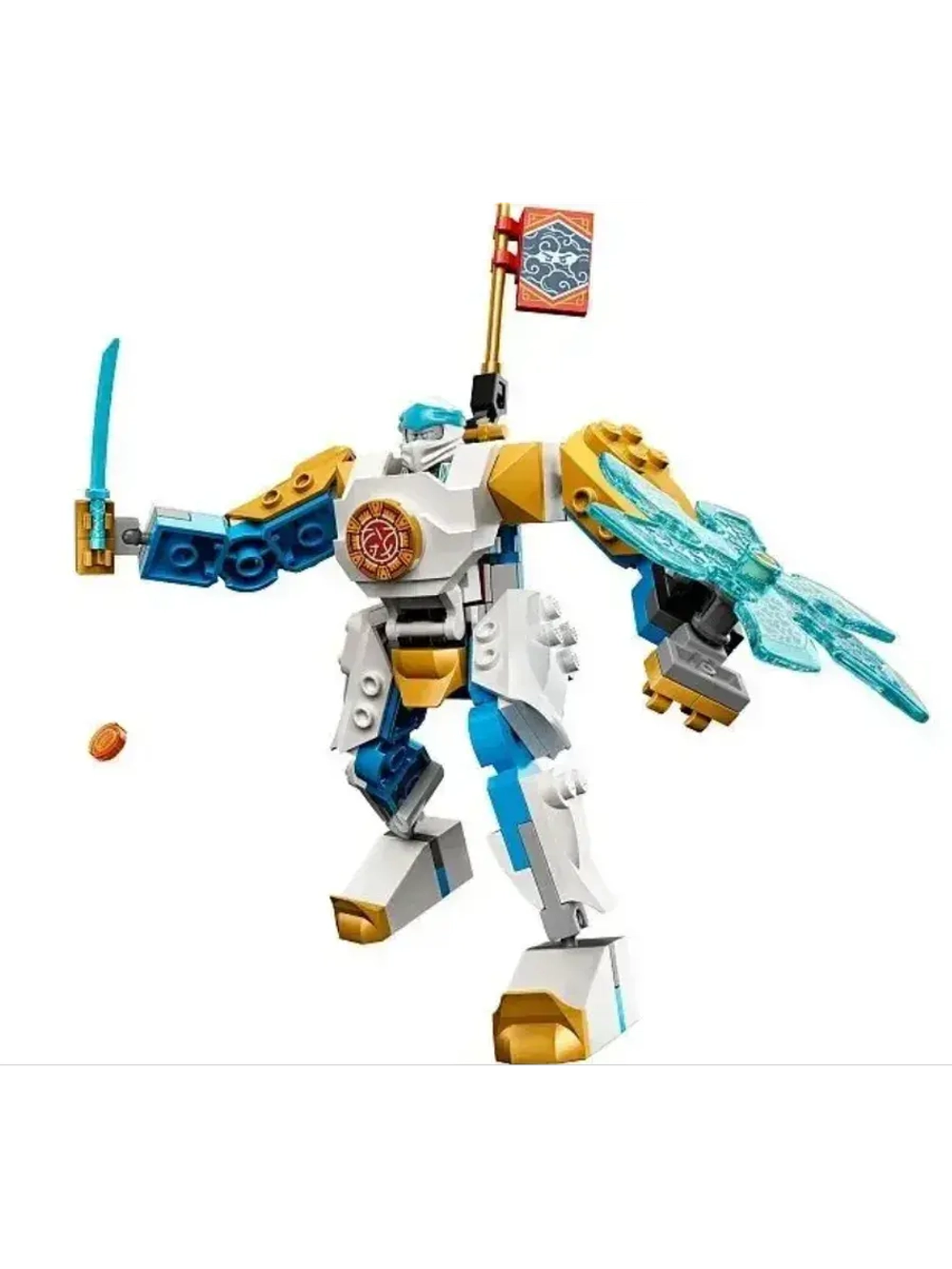 Конструктор Ниндзяго Могучий робот Зейна 97 деталей