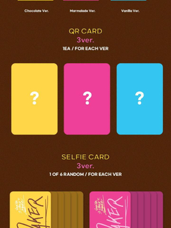 Альбом WAKER - SWEET TAPE 2nd Mini Album RISING CARD ALBUM 3 Version SET