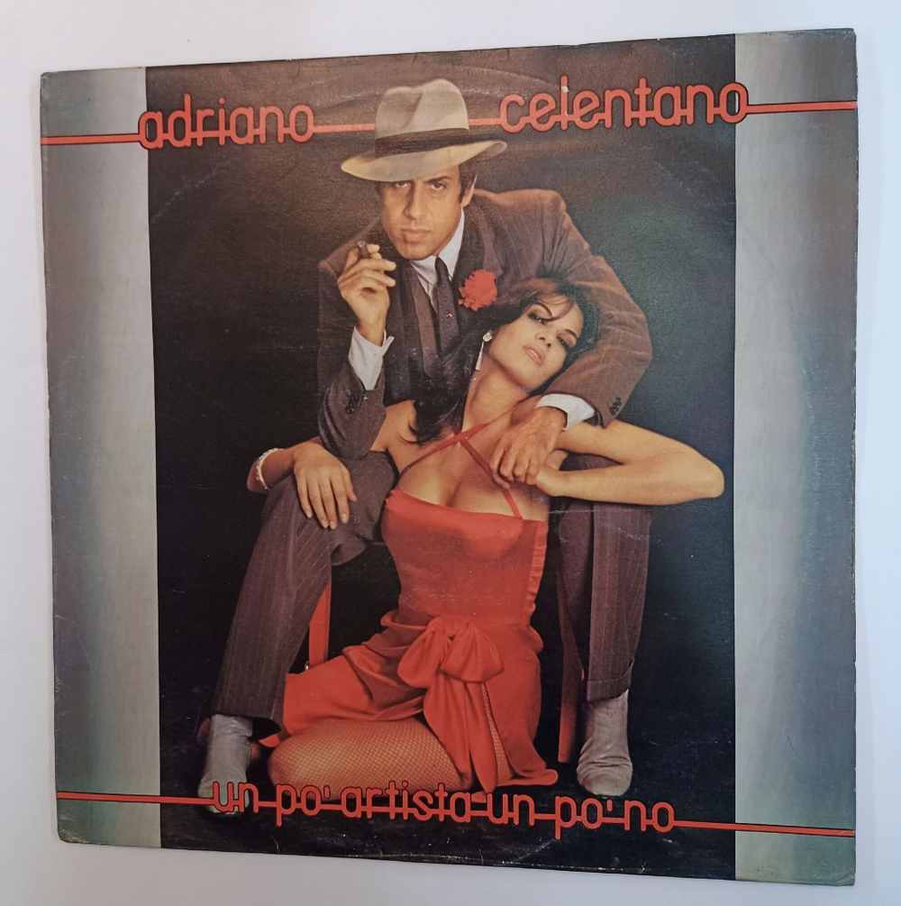Винтажная виниловая пластинка LP Adriano Celentano Un Po Artista Un Po No (Italy 1980)