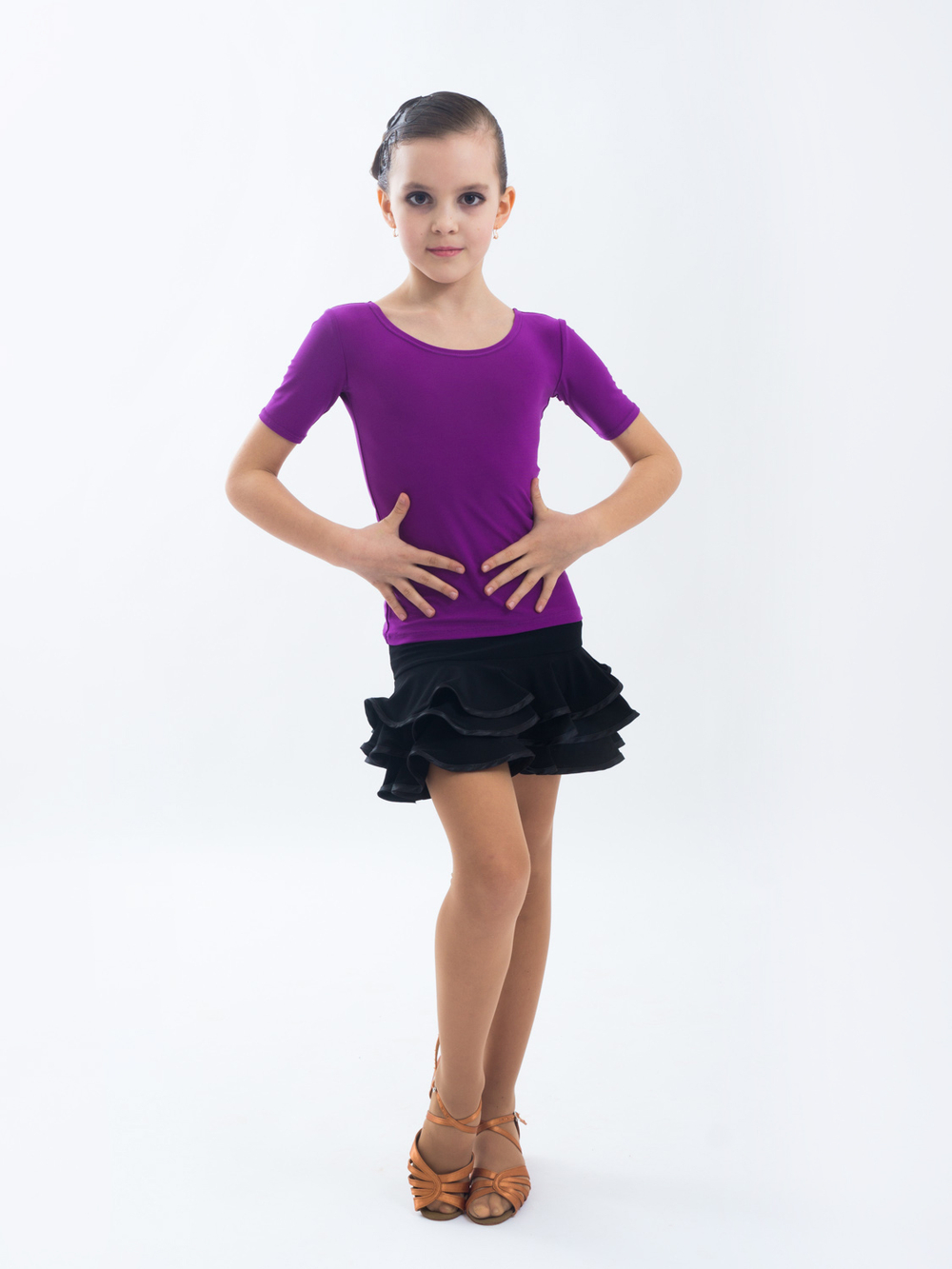 Детская футболка с коротким рукавом  для танцев