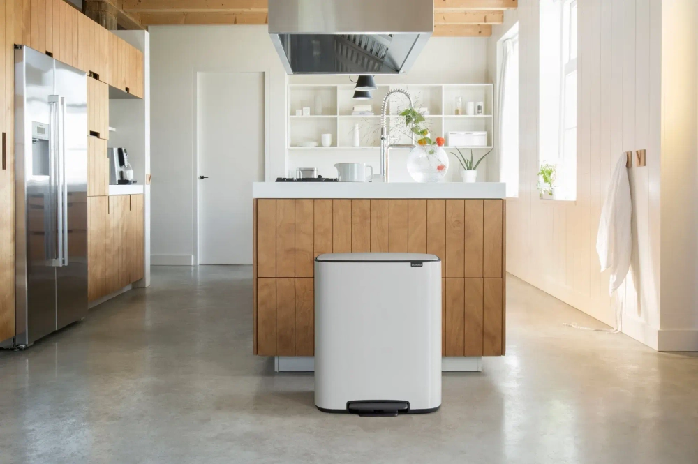 Brabantia Контейнер для мусора Bo 2x30 л белый
