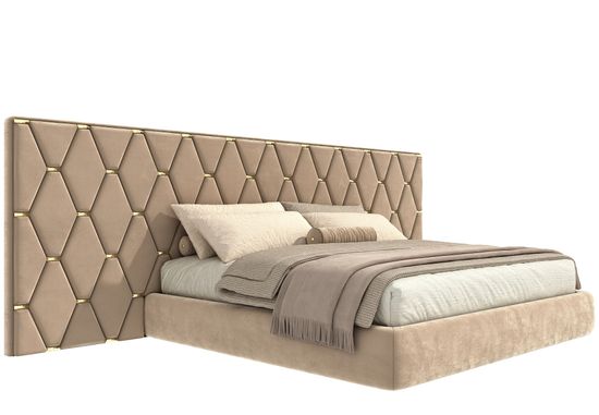 Кровать Барбера c широким изголовьем