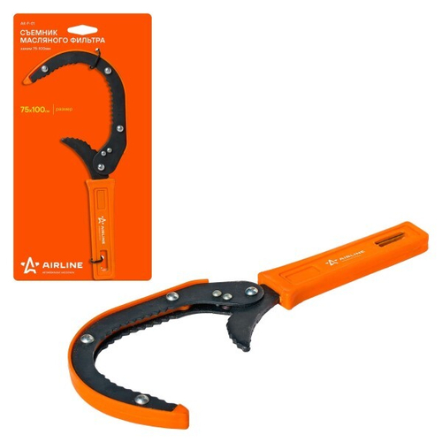 Ключ съемник масл.фильтра (серп) d 75-100 мм (AIRLINE)