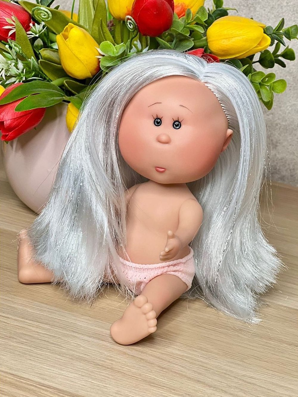 Кукла Nines виниловая 23см Little Mia без одежды (3199W16A)