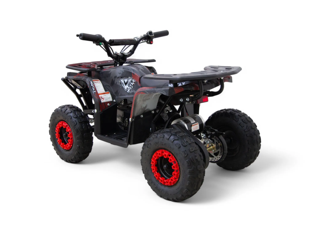Комплект для сборки квадроцикла Motax GRIZLIK MIDI E1000 BW черный-красный камуфляж