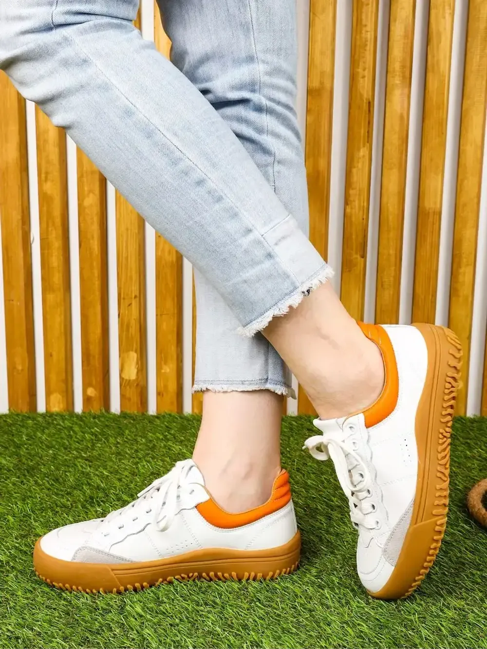 Кроссовки женские натуральная кожа