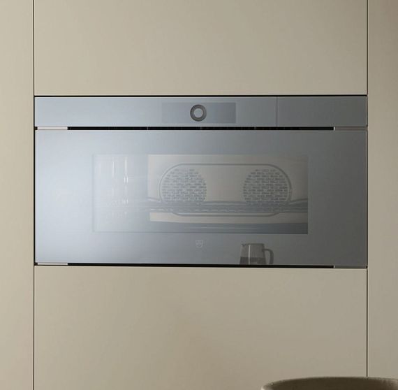 Паровой шкаф V-ZUG CombiSteamer V6000 45L Grand AutoDoor платина CS6T-23046