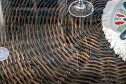 "Барселона" лаунж-зона из искусственного ротанга, цвет коричневый