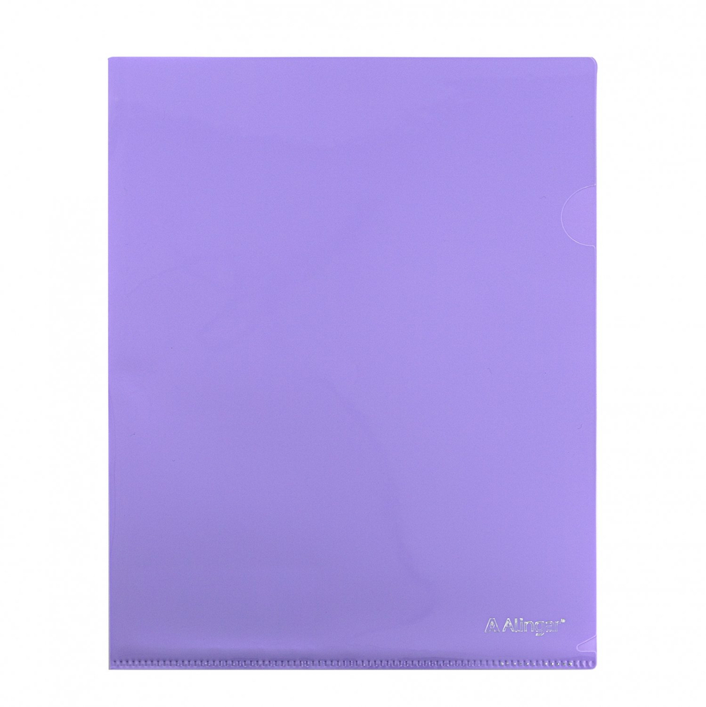 Папка-уголок Alingar, A4, 220х310 мм, 180 мкм. непрозрачная, глянец, ассорти, "Macarons"