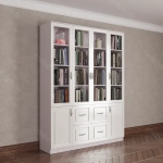 Шкаф книжный 4/10 (мадес)